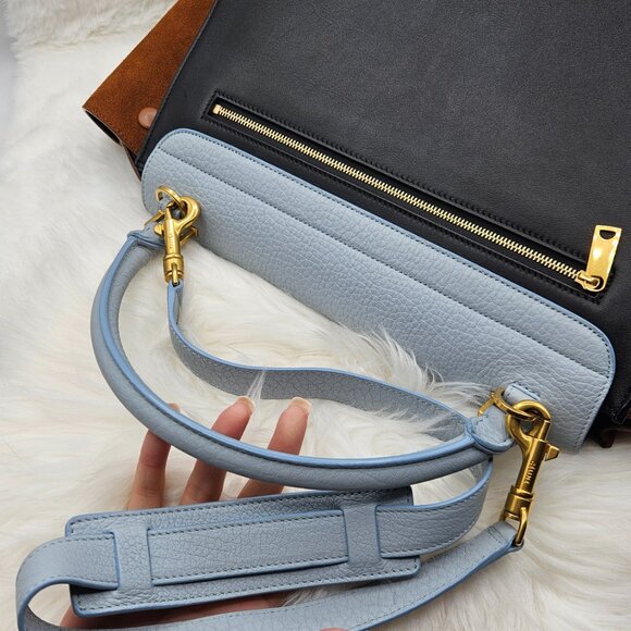 Celine Tri-Color Combi Trapeze Bag - Picture 7 of 17